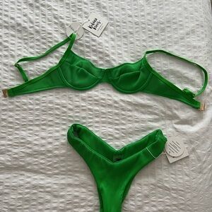 Kulani Kinis Green Bikini Set